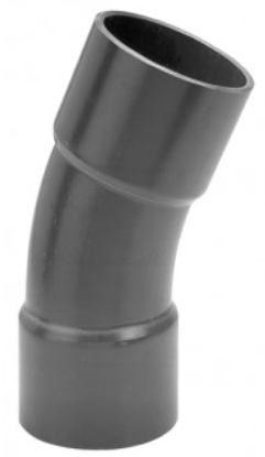 PVC-U Druk bocht 15gr
