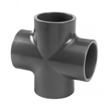 PVC-U kruis T-stuk