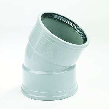 PVC Bocht 30gr 2xmof