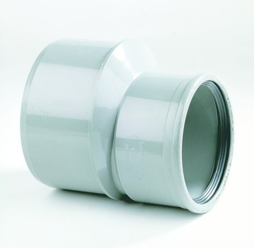 PVC Excentrisch verloopstuk m/s