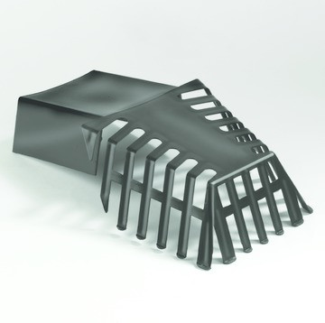 20033854000 PVC Bladvanger Type U 60x80 Zwart