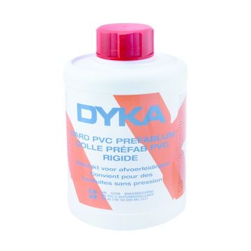 20020628000 Prefab PVC lijm Dyka 1L (pot + kwast)