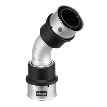 Viega Smartpress Bocht 45gr RVS