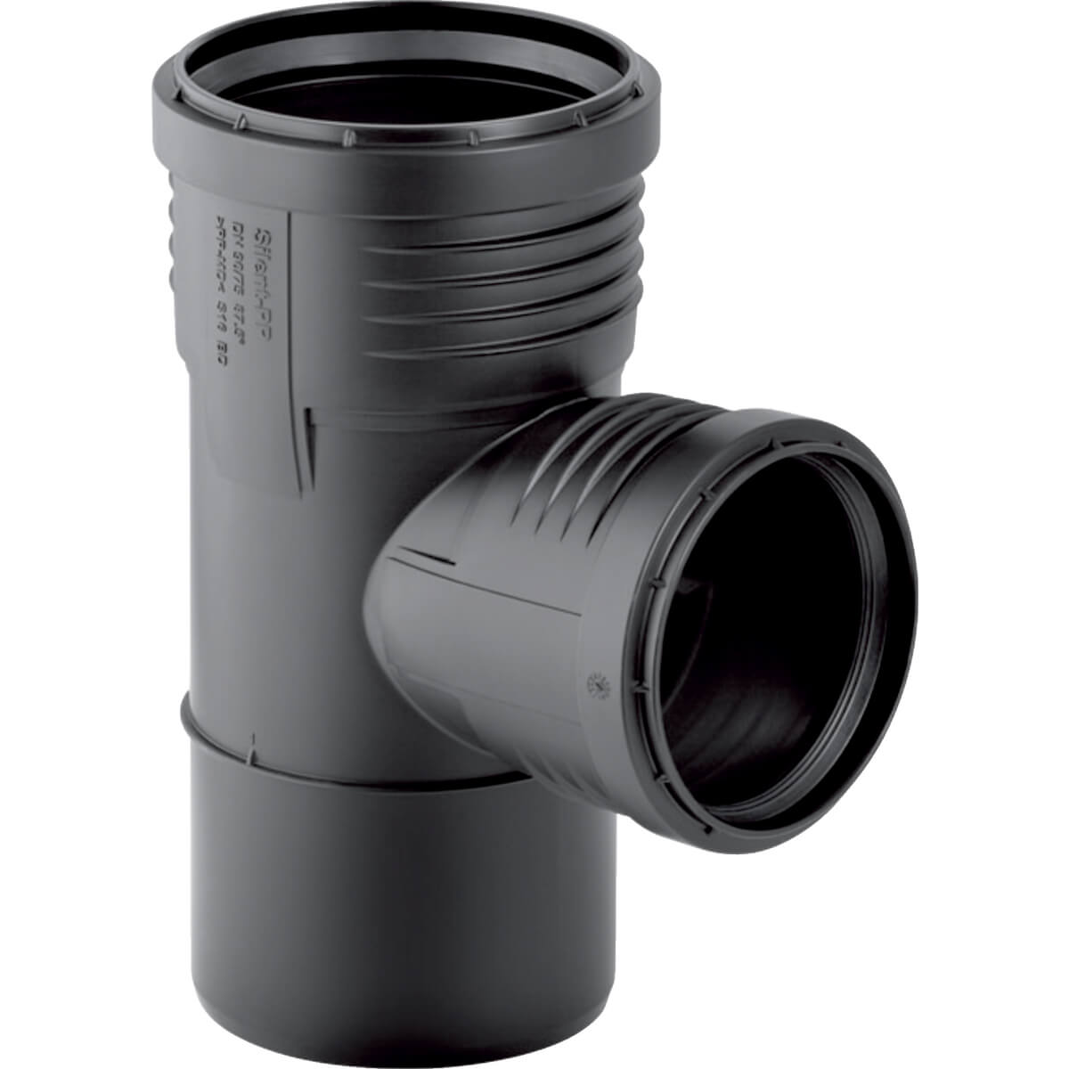 Silent-PP 90gr T-stuk