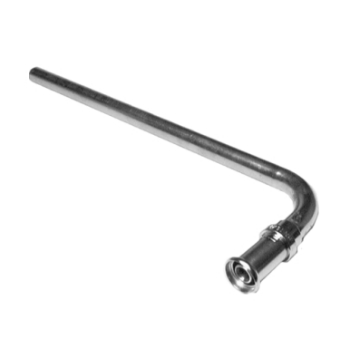 81028820072 Henco Radiator Bocht 20x15 (pers x spie, L=300, messing, vernikkeld)