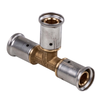 Henco T-stuk (messing)