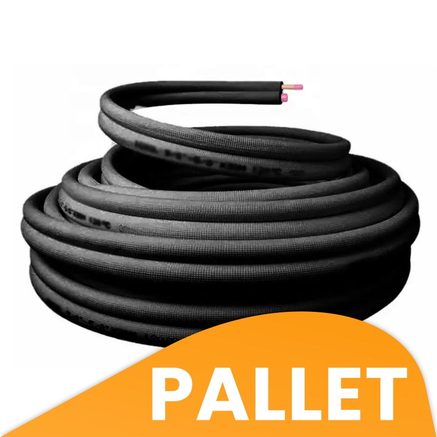 R81024001771 Rcool Koelleiding ZW Duo 1/4x3/8 RL=25 (iso zwart 9mm) (pallet actie)