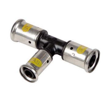 81028910004 Henco Gas T-stuk Verloop 32x16x32 (3x pers PVDF)