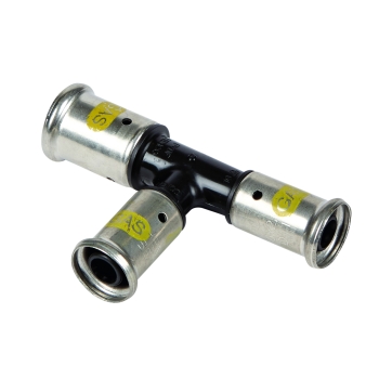 81028910022 Henco Gas T-stuk Verloop 40x40x32 (3x pers PVDF)