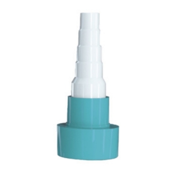 TVSCD300013 Technosystemi Afvoer Verloop 40mm (licht blauw)