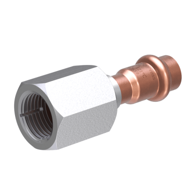 CoolPress Flare-Stek Kopp. (RVS)