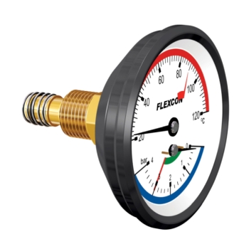 FH272500000 Flamco Mano- / Thermometer 80mm 1/2