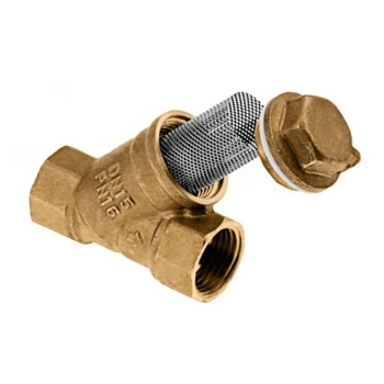 BZ995200000 Messing vuilvanger 1" (2x bi.dr.)