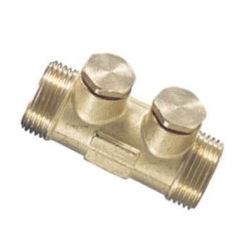 WE220015162 Watts keerkl. 3/4" 2xbu.dr. aftap