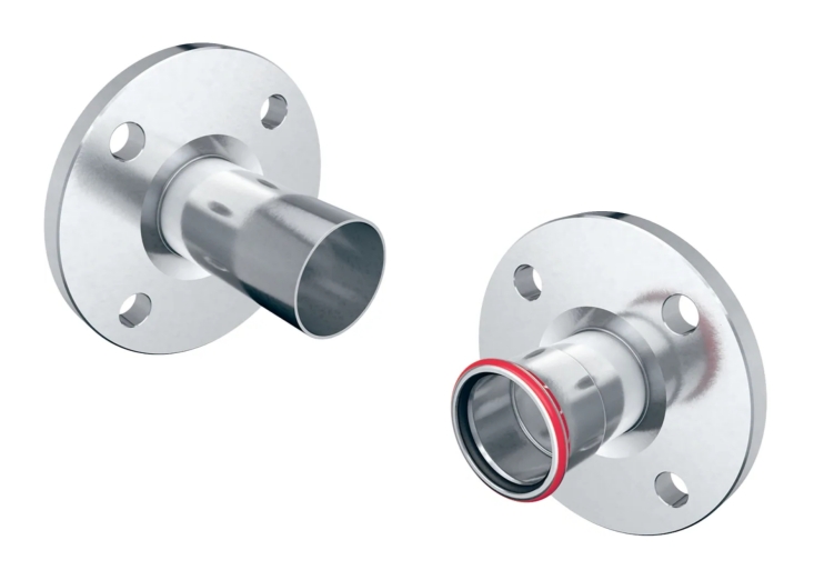 Geberit Mapress C-staal Flens