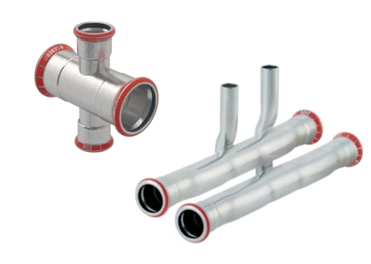 Geberit Mapress C-staal Kruisstuk