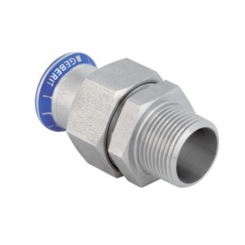 Geberit Mapress RVS316 3-delige Kopp. (bu.dr. x pers, RVS316)