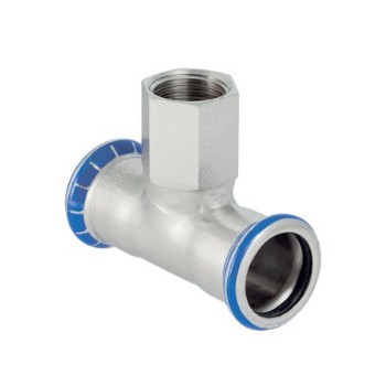 Geberit Mapress RVS316 T-stuk Binnendraad