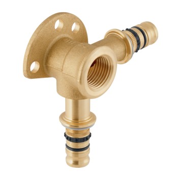 Geberit Mepla Muurplaat (doorlus, hoek, bi.dr. x pers)