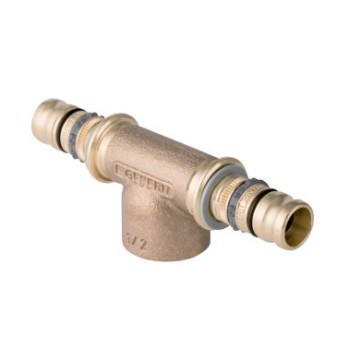 Geberit Mepla T-stuk Binnendraad (brons)