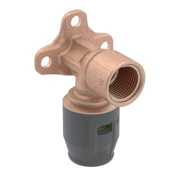 Geberit PushFit Muurplaat (52mm, brons)