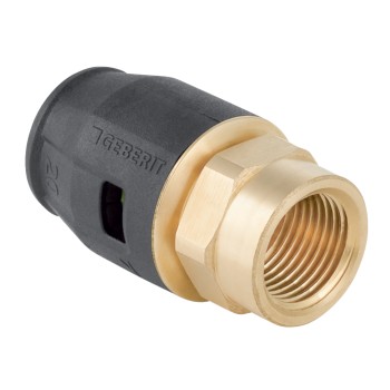 Geberit PushFit Schroefbus Messing