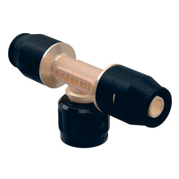 Geberit PushFit T-stuk (MF doorgang)