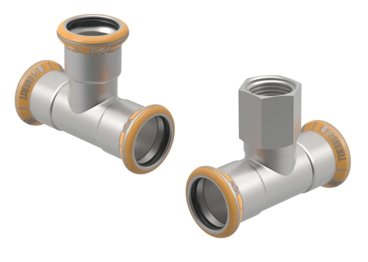 Geberit Mapress Therm T-stuk