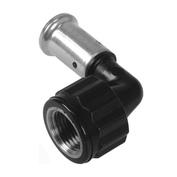 Henco Schroefbus Bocht (inox)