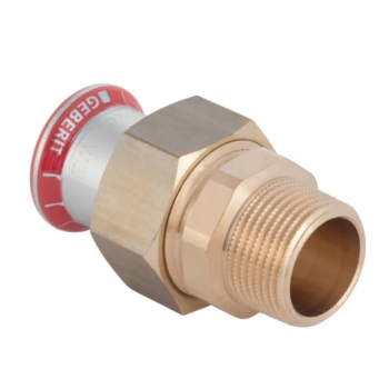 Geberit Mapress C-staal 3-delige Kopp. (bu.dr. x pers)