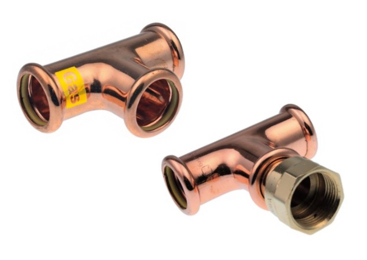 VSH XPress Koper Gas T-stuk