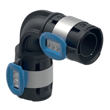 62007000100 Geberit FlowFit bocht 90gr PPSU d16