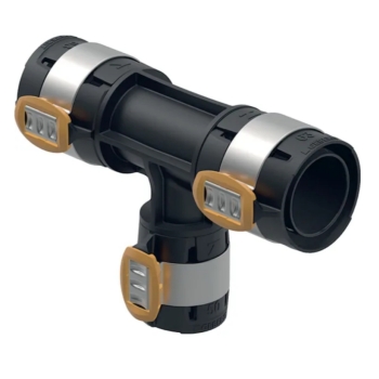 62013700100 Geberit FlowFit verloop T-stuk PPSU