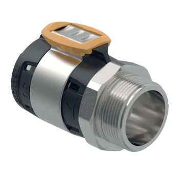 61970600100 Geberit FlowFit puntstuk BU rvs d75