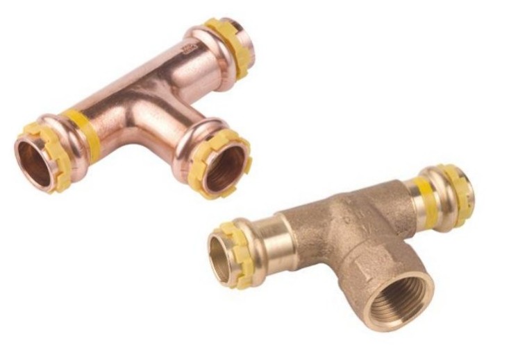 VSH SudoPress Koper Gas T-stuk