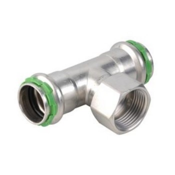 VSH SudoPress RVS T-stuk Binnendraad