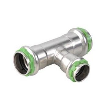 VSH SudoPress RVS T-stuk Verloop