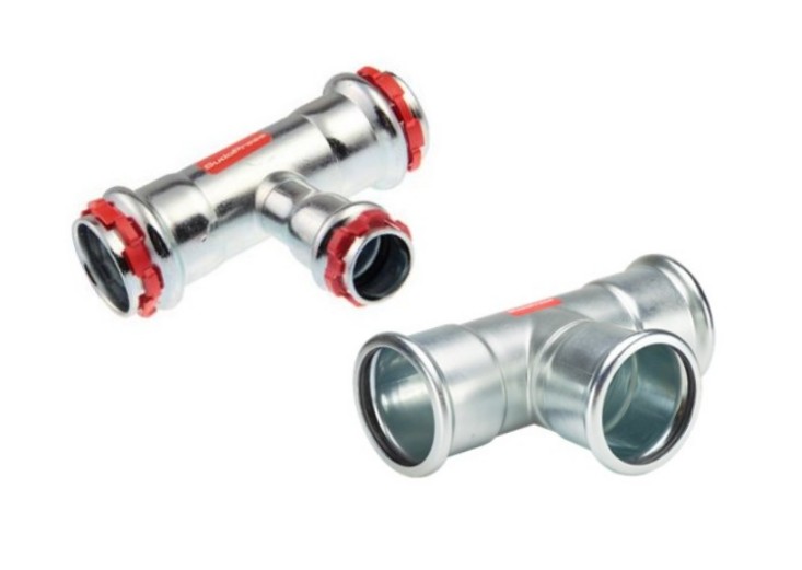 VSH SudoPress C-staal T-stuk