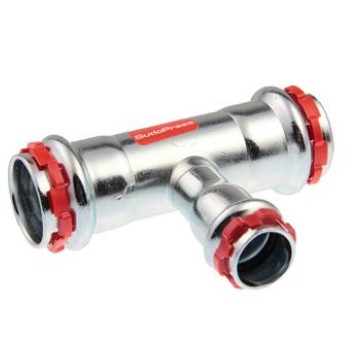 VSH SudoPress C-staal T-stuk Verloop