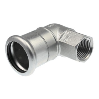 VH619849100000 XPress RVS kniekoppeling 90° FF 35x