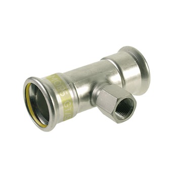 VH621110600000 XPress RVS Gas T-stuk FFF 28xRp1/2x