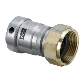 VN718886000 Viega Megapress 2-delige kopp. 1/2x3/4 (DN15) (pers x wartel)