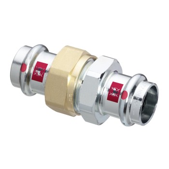 VN642358000 Viega 3-delige kopp. met Sc 12 staa