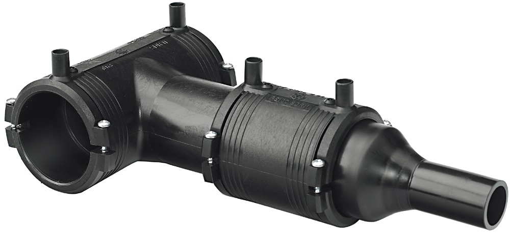 ELGEF kit verloop T-stuk (2x mof / 1x spie)